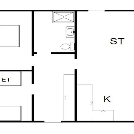Feriehus 5 Person In Hemmet