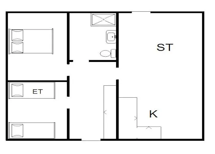 Casa de Férias 5 Person In Hemmet